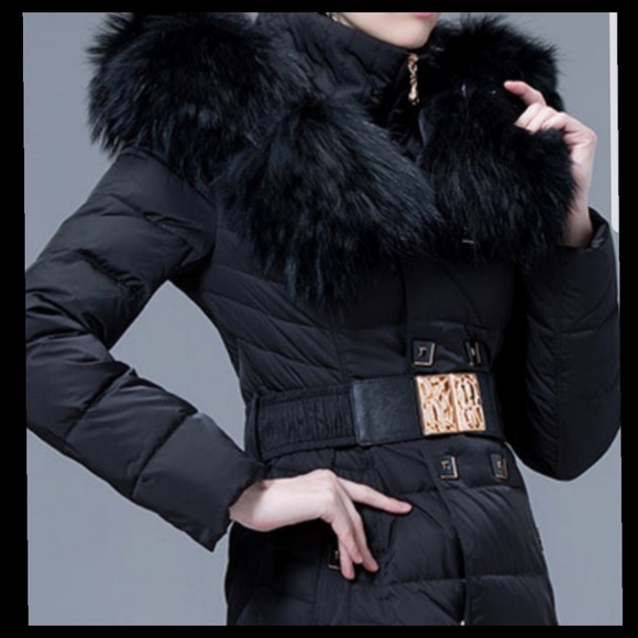 Luxury Winter Down Coat - Picture 2 of 5
